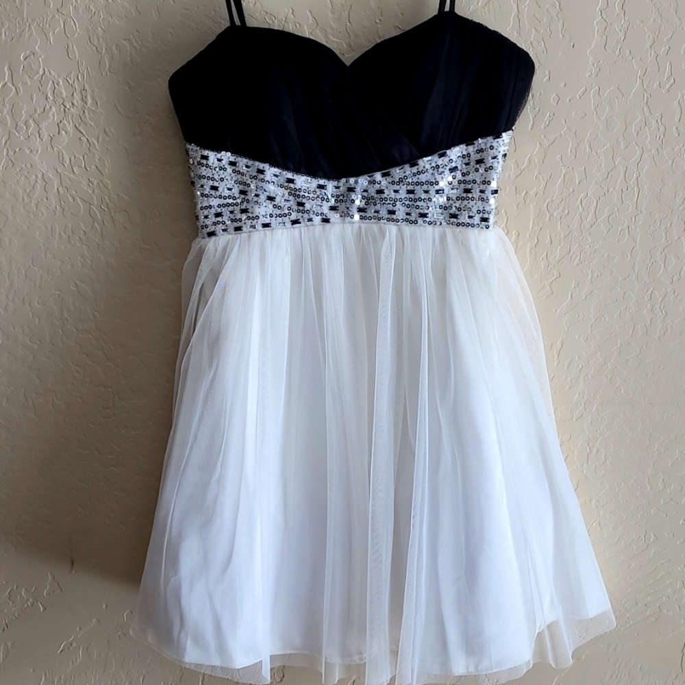 Deb formal mini dress with Rhinestone Embellishment 11/12